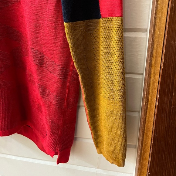 Smartwool Intraknit Thermal Merino Colorblock Quarter-Zip Base Layer Top - Picture 6 of 10